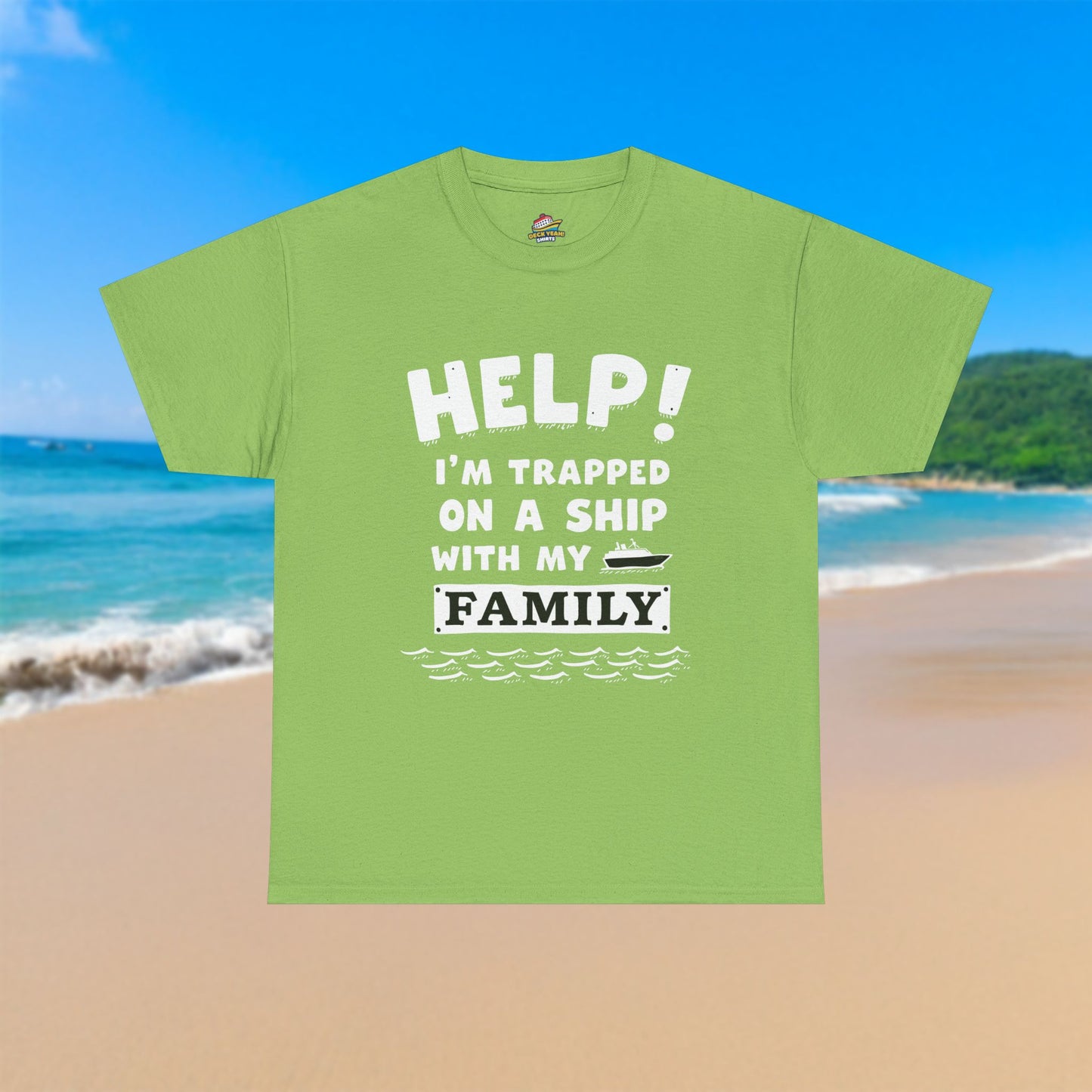 Help! Trapped With My Family - 100% Cotton T-Shirt