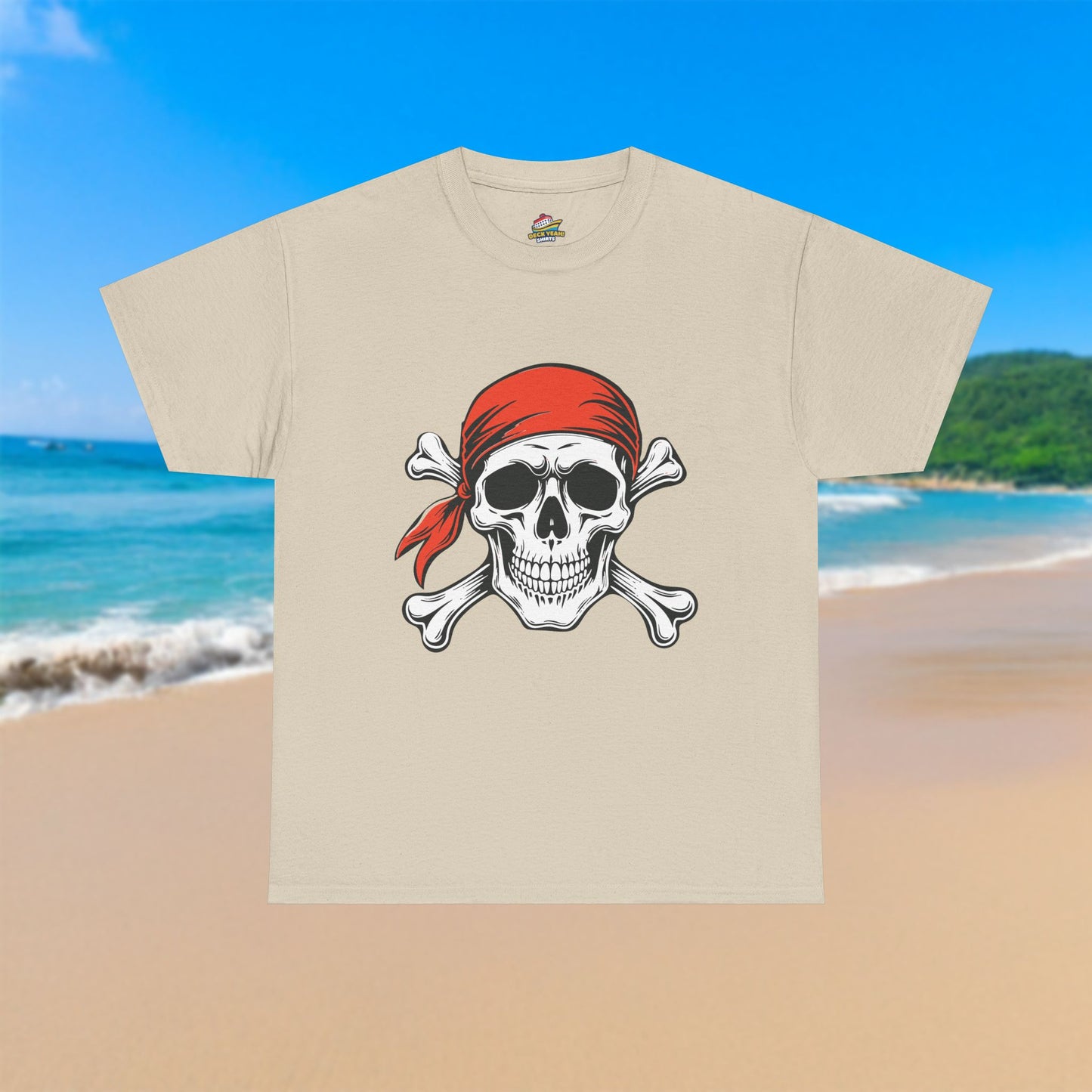 Pirate Skull - 100% Cotton T-Shirt