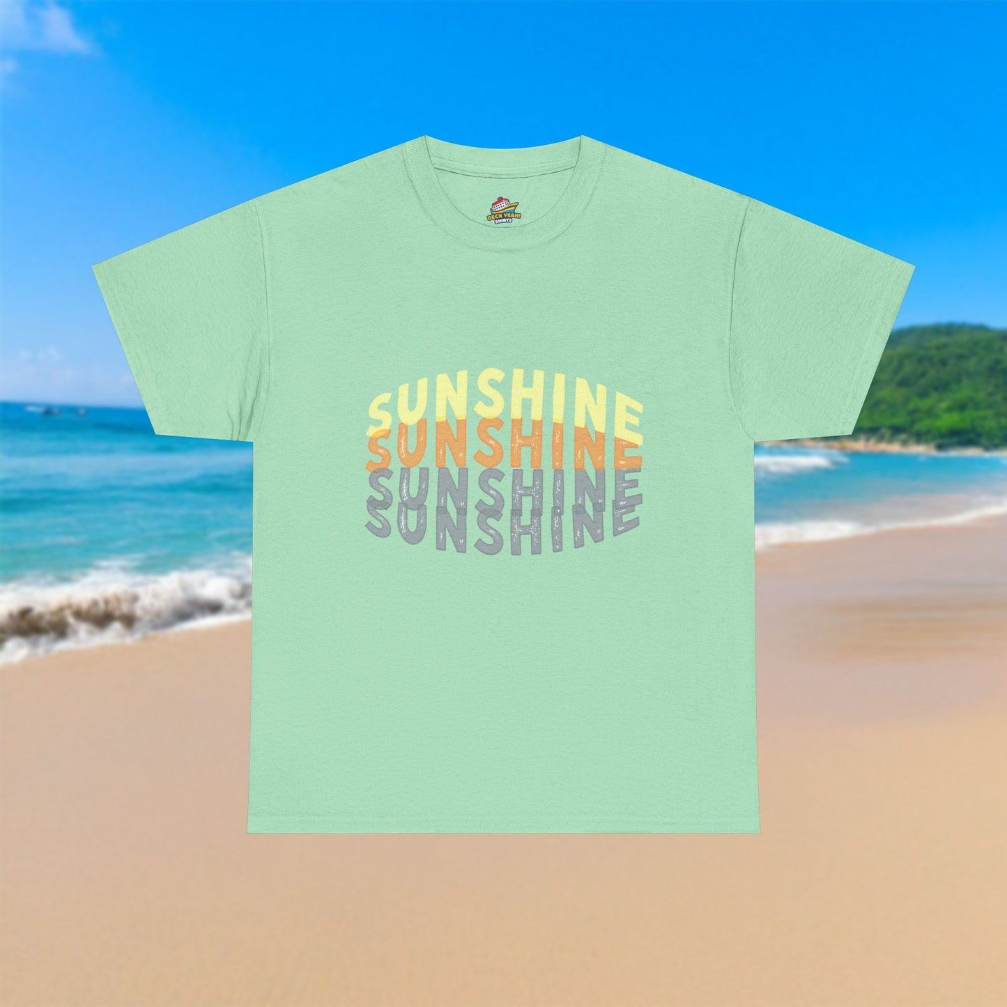 Sunshine Faded - 100% Cotton T-Shirt