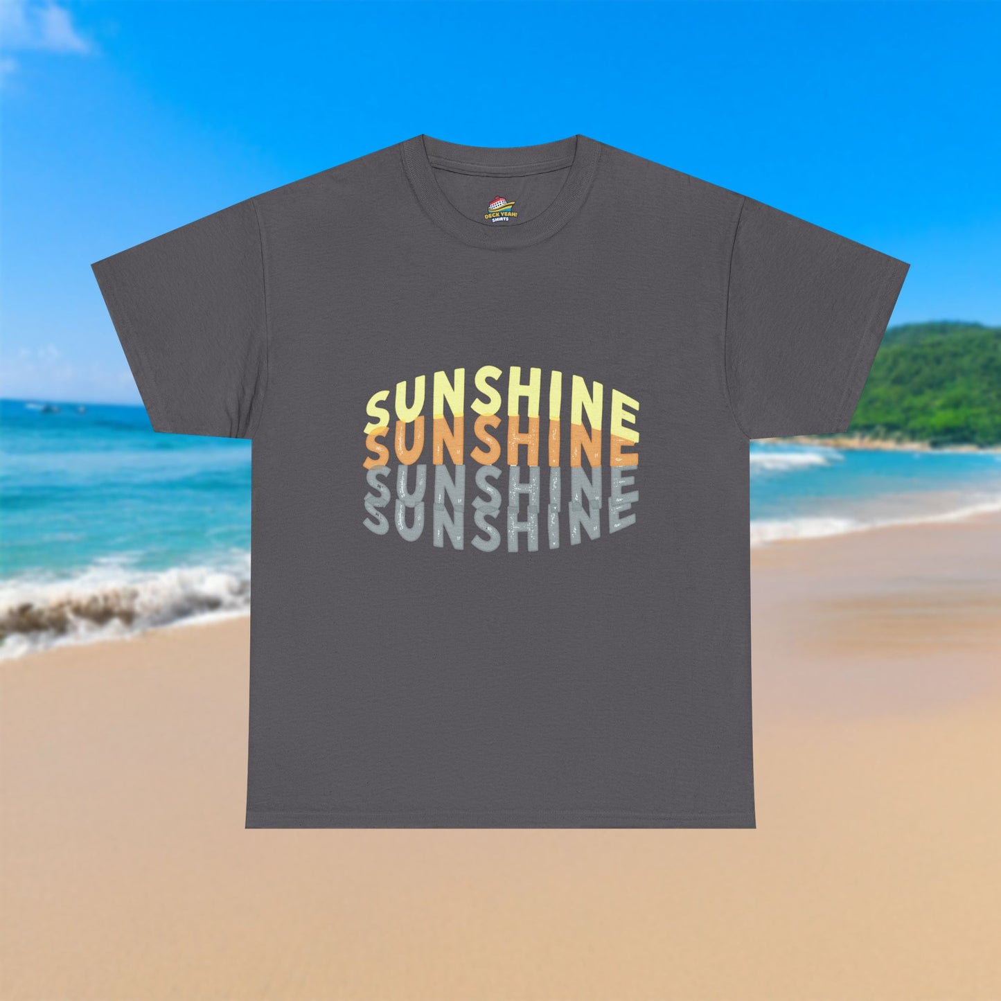 Sunshine Faded - 100% Cotton T-Shirt