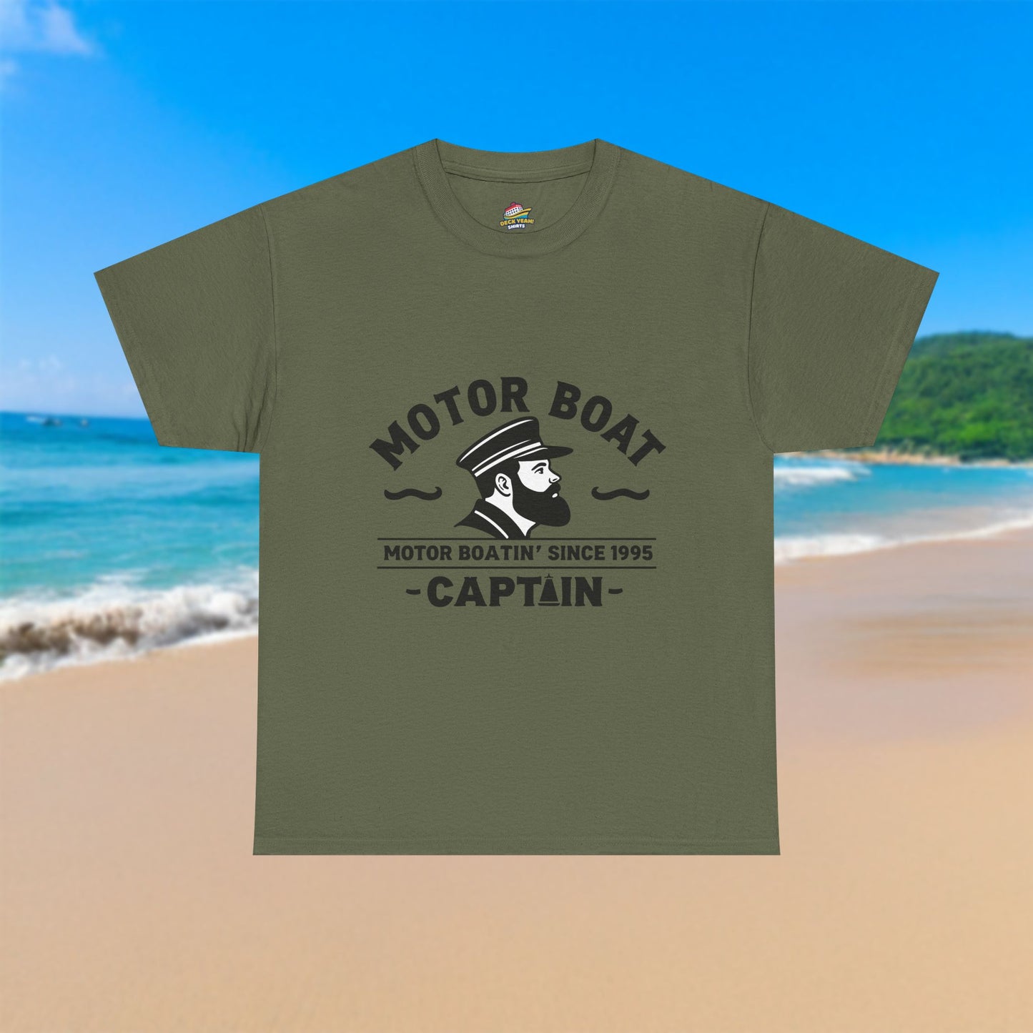 Motor Boat Captain - 100% Cotton T-Shirt